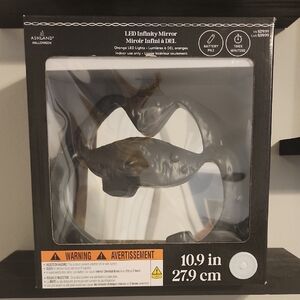 Ashland Halloween LED Infinity Mirror with Orange Lights